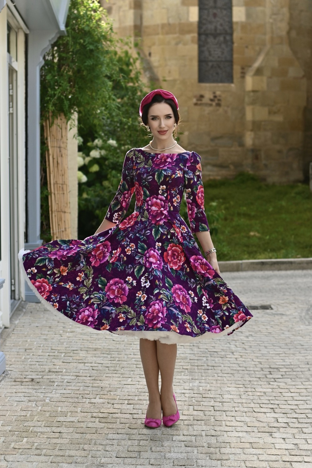 Bea Floral Swing Dress